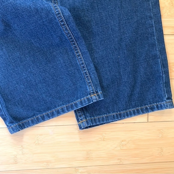 Tommy Hilfiger Vintage Y2K Blue Jeans Denim with Leather Belt Loops - Picture 8 of 8